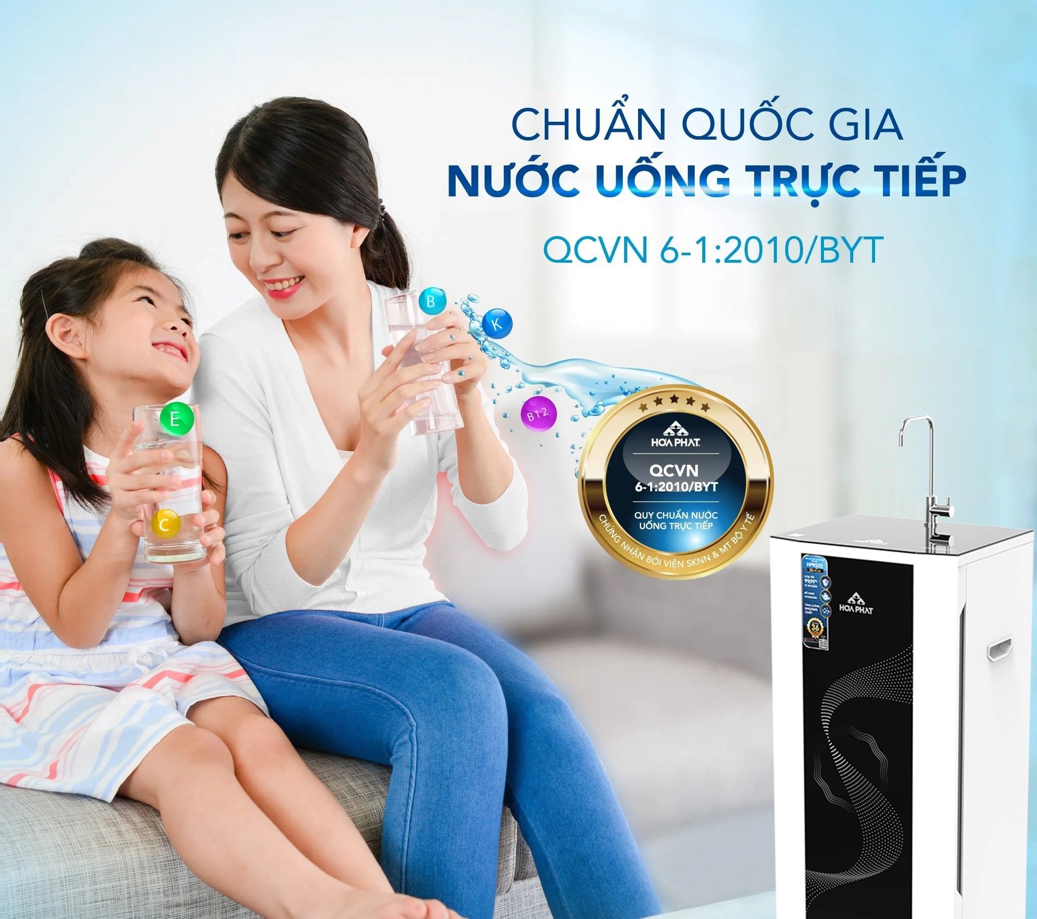 Đạt quy chuẩn quốc gia về chất lượng nước