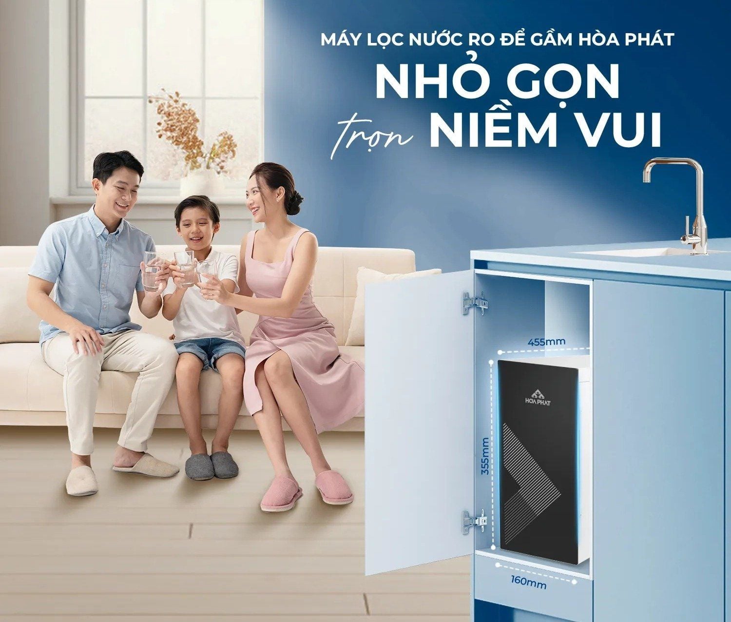 Thiết kế tinh tế nhỏ gọn, tối ưu mọi không gian