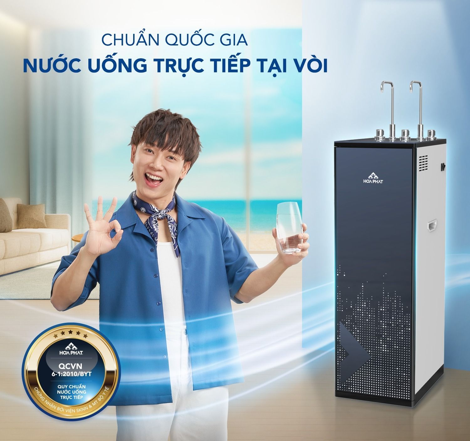 Đạt chuẩn quốc gia nước uống trực tiếp tại vòi