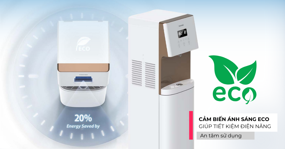 Cảm biến ánh sáng ECO giúp tiết kiệm điện