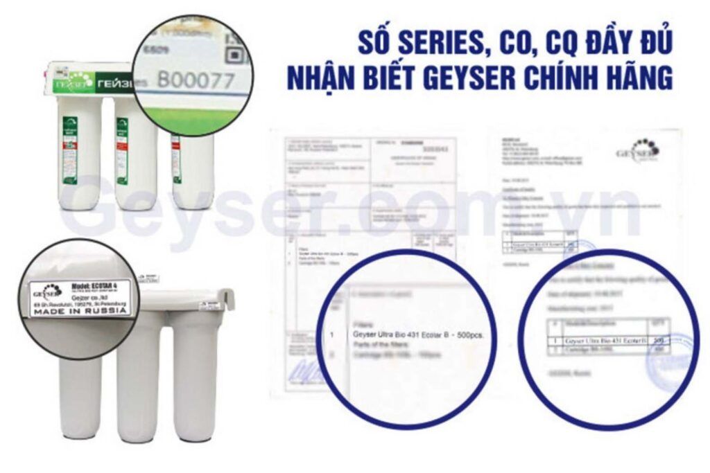 Kiểm tra số Series, Mã vạch và CO, CQ đi kèm