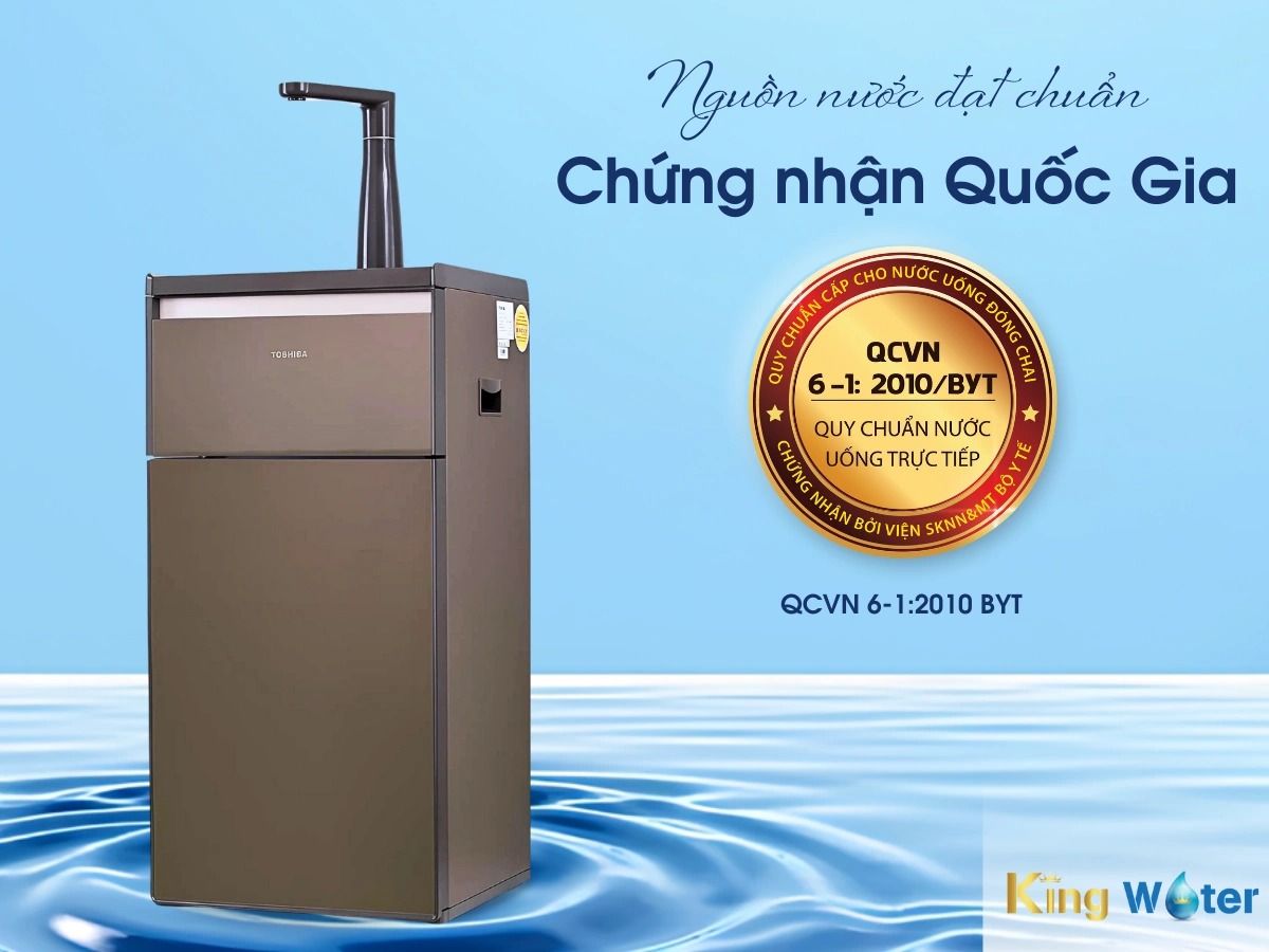 Toshiba TWP-N1843SV cho nguồn nước đầu ra sạch chuẩn tinh khiết