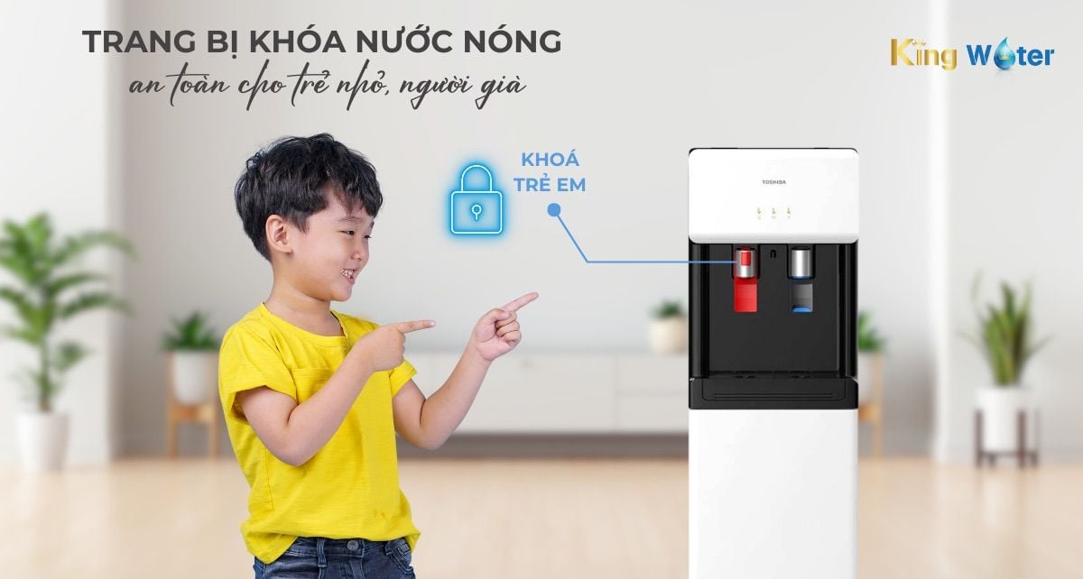 Trang bị khóa an toàn cho trẻ em an toàn