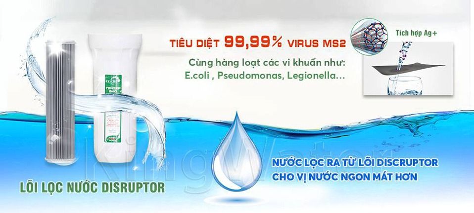Lõi Discruptor tiêu diệt gần sạch mọi vi khuẩn