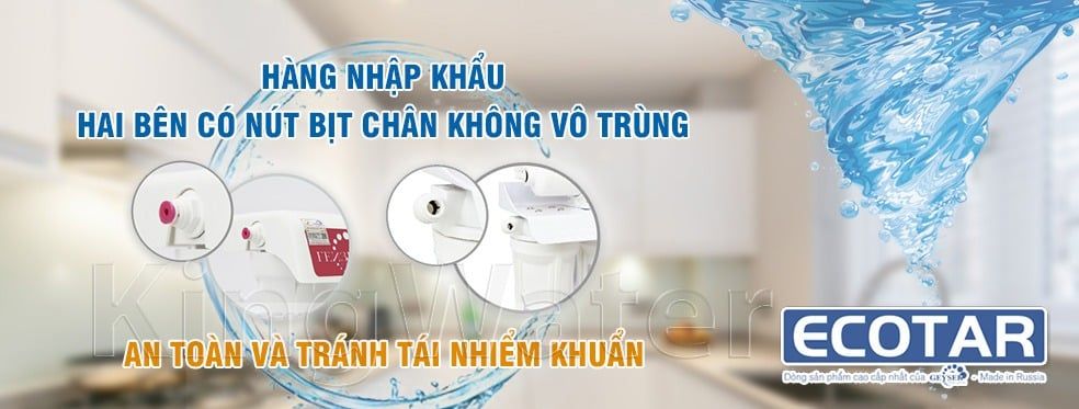 Hai bên có nút bịt chân không