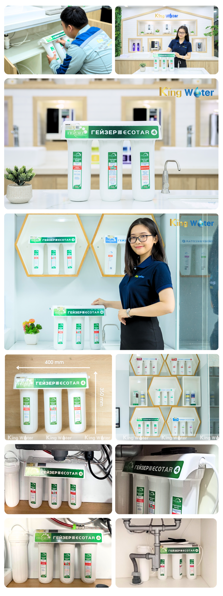 Hình ảnh thực tế Nano Geyser Ecotar