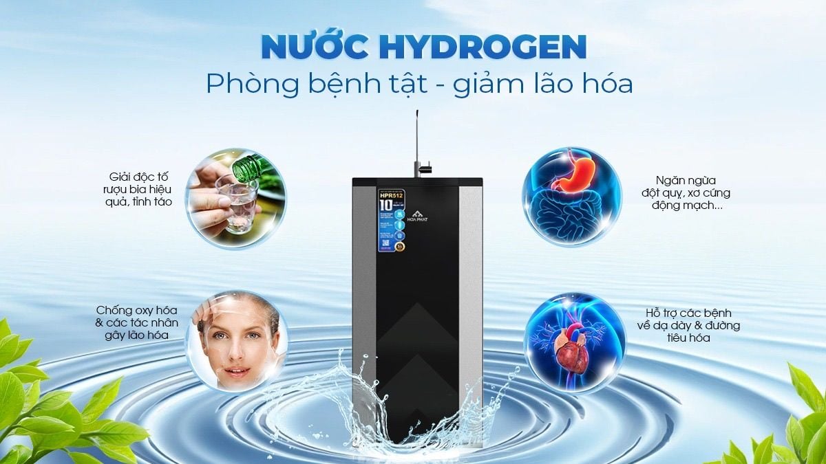 Giàu Hydrogen chống oxy hóa giúp cơ thể luôn khỏe mạnh