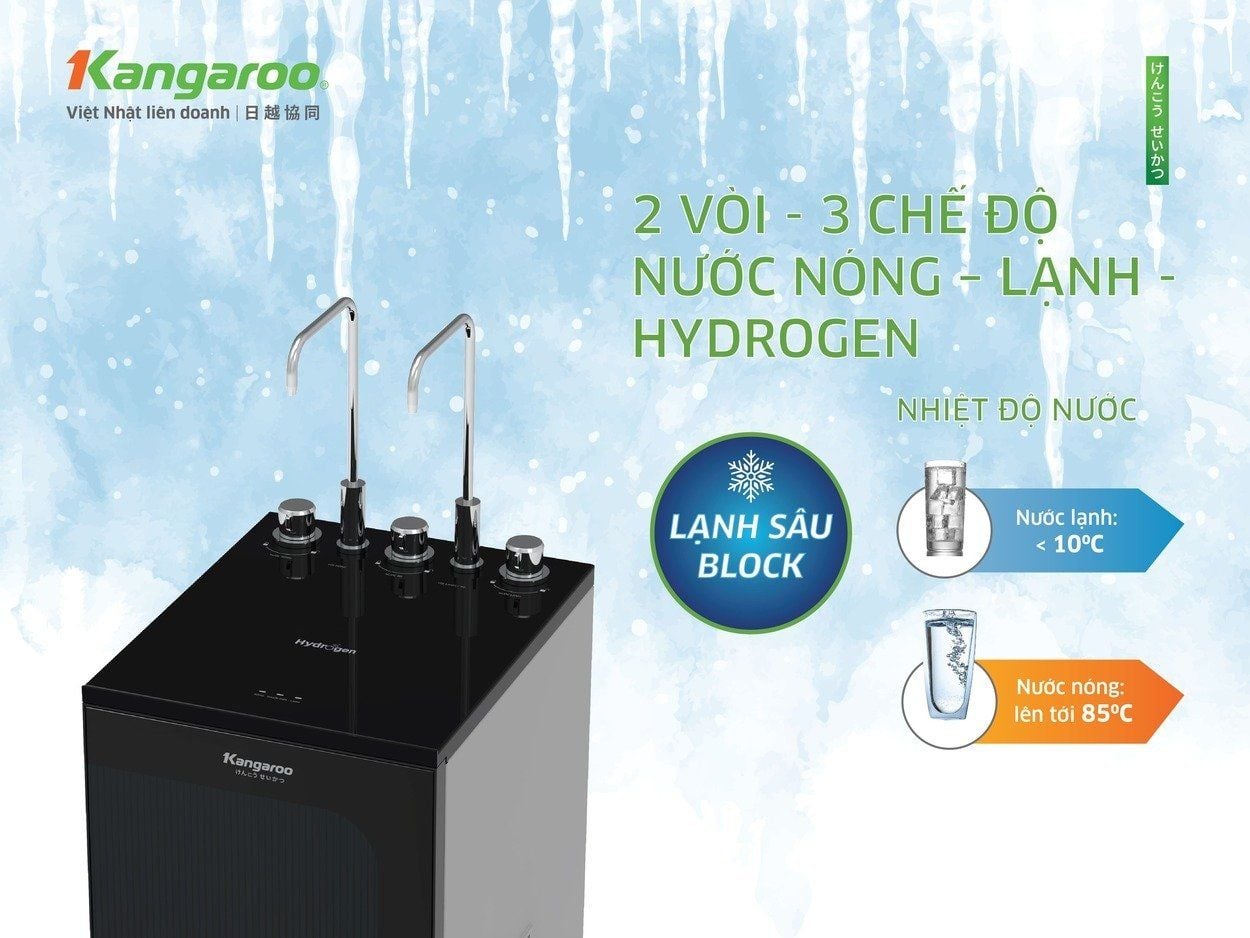3 chế độ nước Nóng – Lạnh - Hydrogen