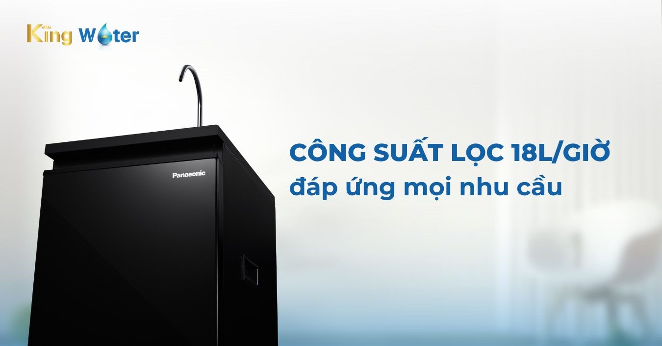 Công suất mạnh mẽ 18L/giờ, đáp ứng mọi nhu cầu