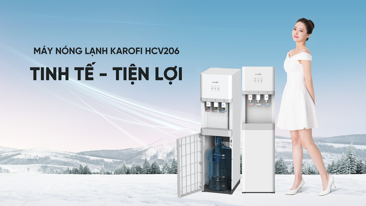 Máy lọc nước nóng lạnh KAROFI HCV206