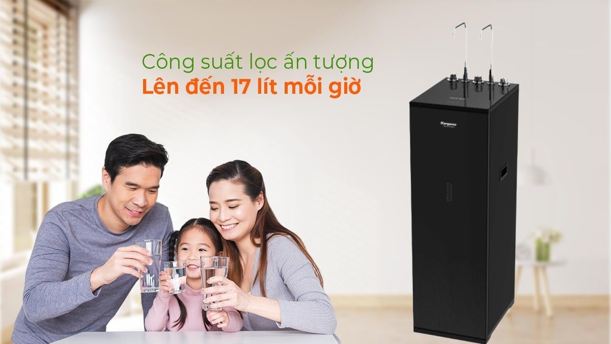 Công suất lọc siêu khủng, không lo thiếu nước