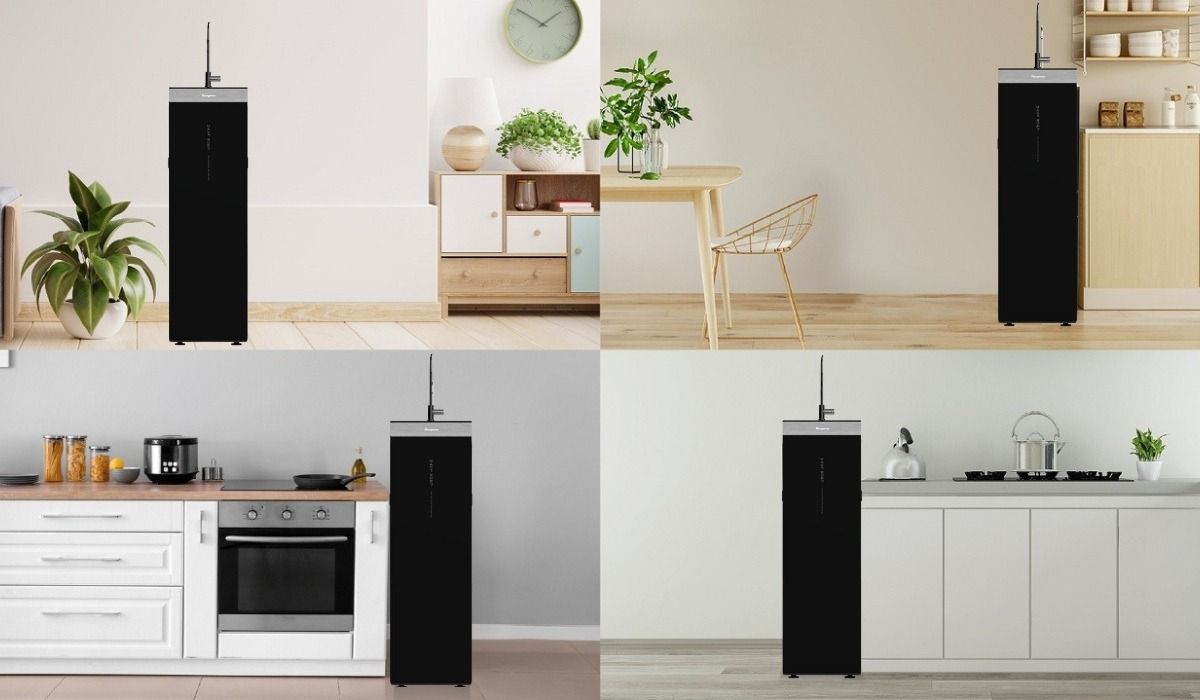 Máy lọc nước Hydrogen Kangaroo KG100H lắp đặt ở nhiều vị trí trong nhà