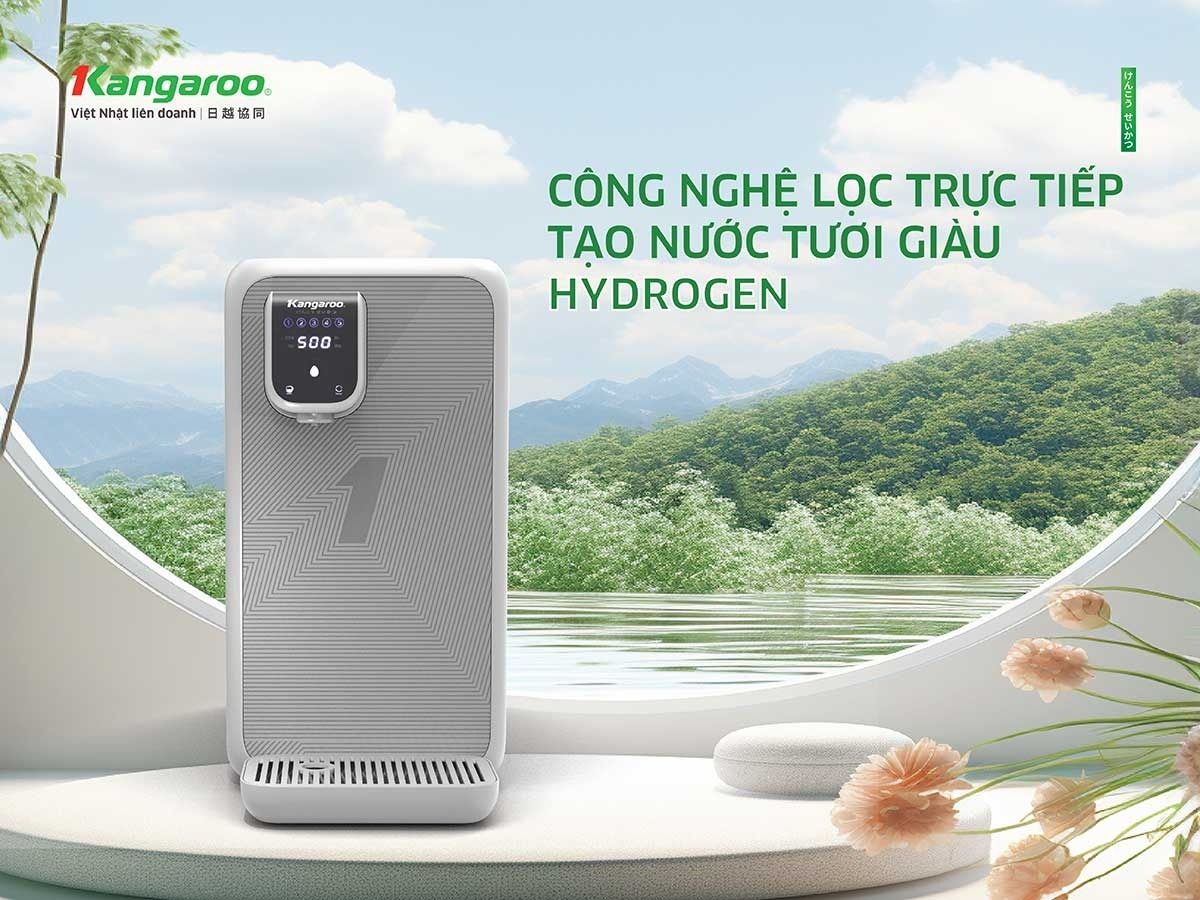 Lọc trực tiếp tạo nước Hydrogen tốt cho sức khỏe