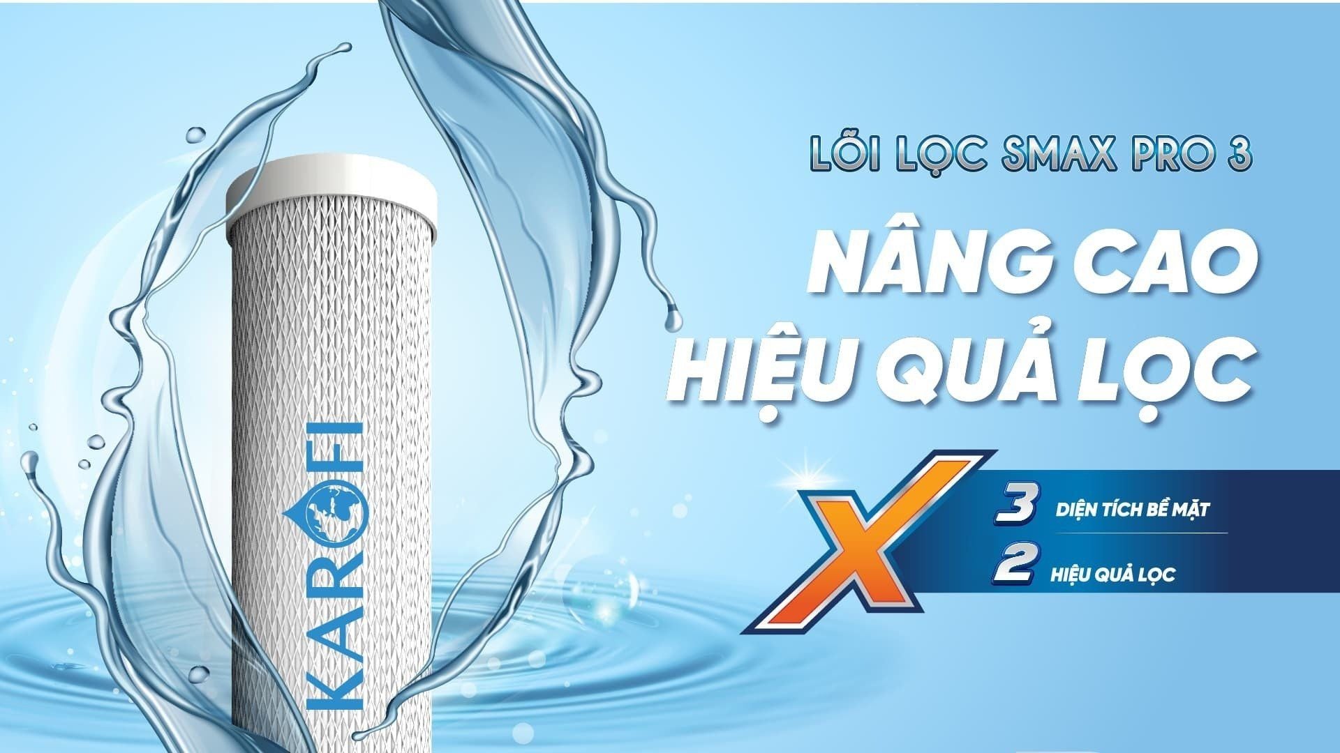 Lõi lọc thô Karofi Smax Pro 3 nâng cao hiệu quả lọc