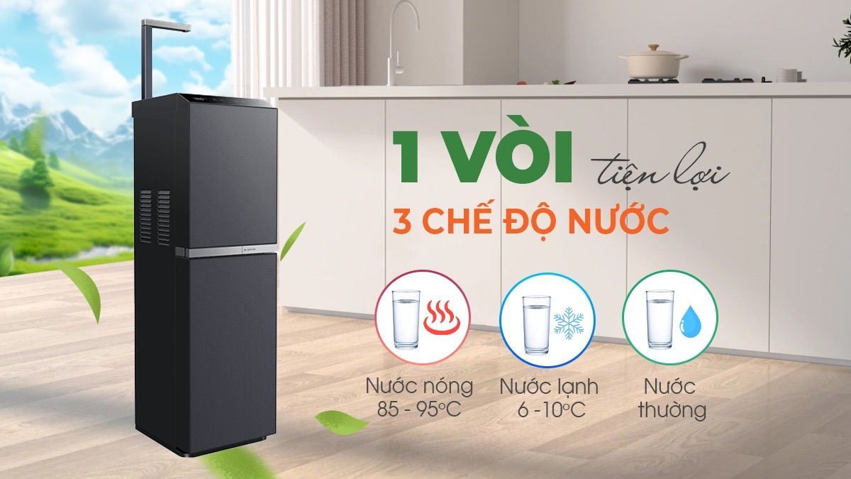 Toshiba TWP-W2396SVN(M) mang đến 3 chế độ nước tiện lợi