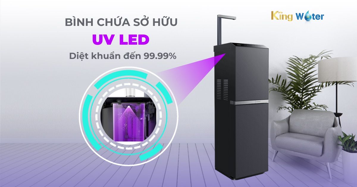 Toshiba TWP-W2396SVN(M) tích hợp đèn UV LED diệt khuẩn
