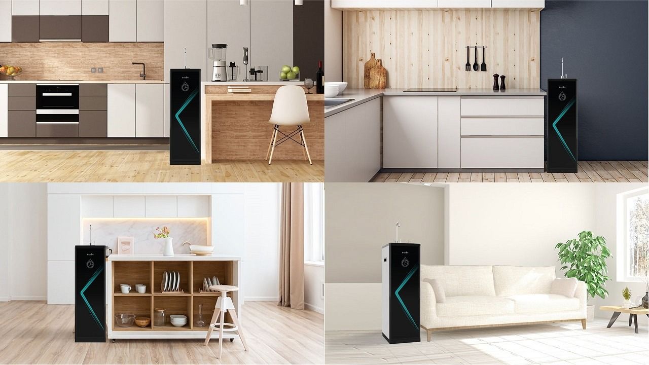 Máy lọc nước KAQ-D58 thuận tiện đặt mọi vị trí