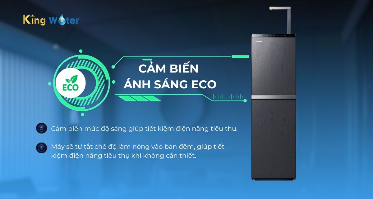 Trang bị cảm biến ánh sáng ECO hiện đại