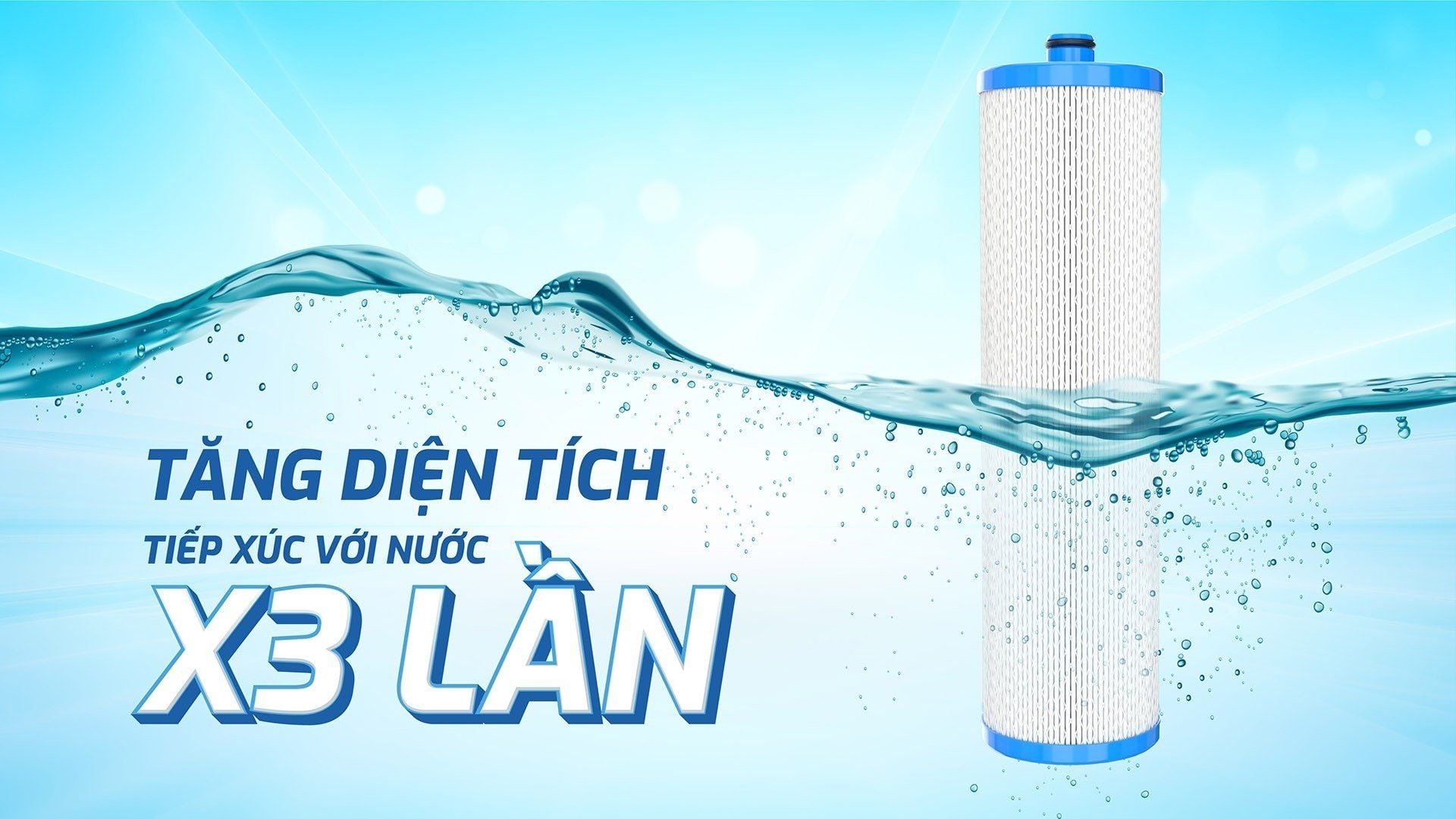 Lõi lọc thô Smax Pro V1 X3 diện tích tiếp xúc