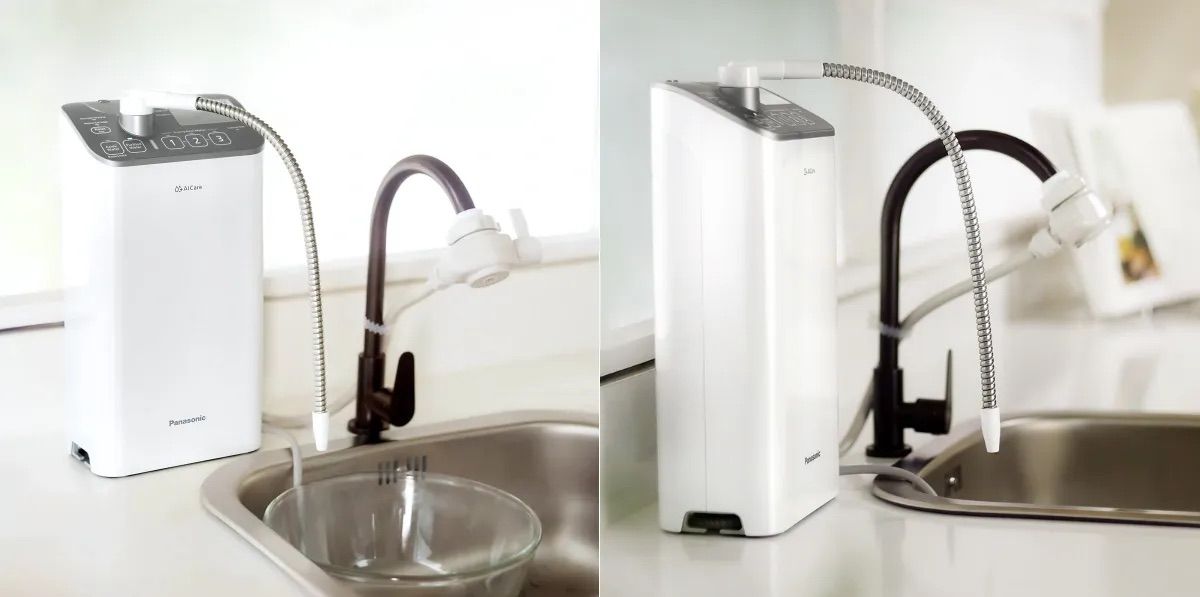 Panasonic TK-AS500-ZVN có thể kết nối trực tiếp với vòi nước hiện có trên bồn rửa