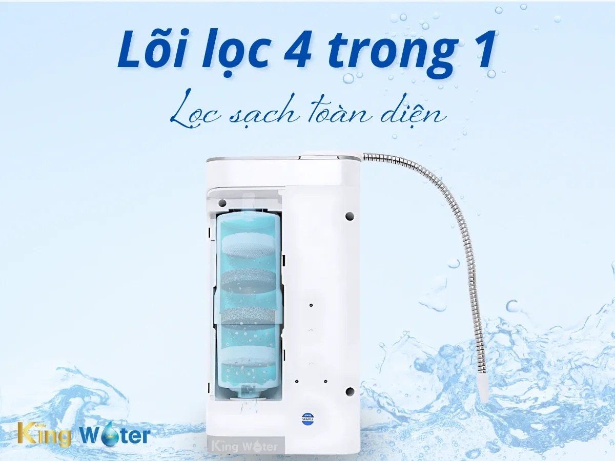 Panasonic TK-AS500-ZVN sử dụng 1 lõi lọc tinh duy nhất tích hợp 4 cấp lọc đa tầng