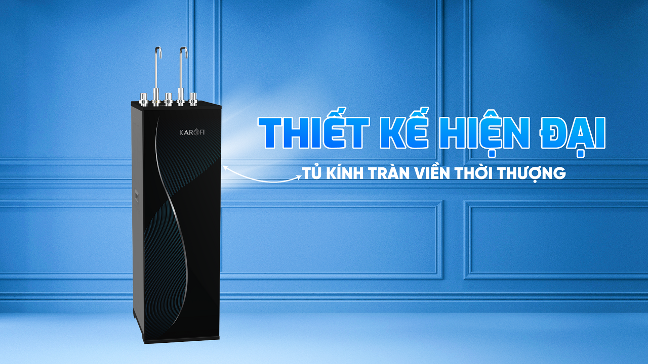 Karofi KAD-D69 nổi bật với thiết kế hiện đại, sang trọng