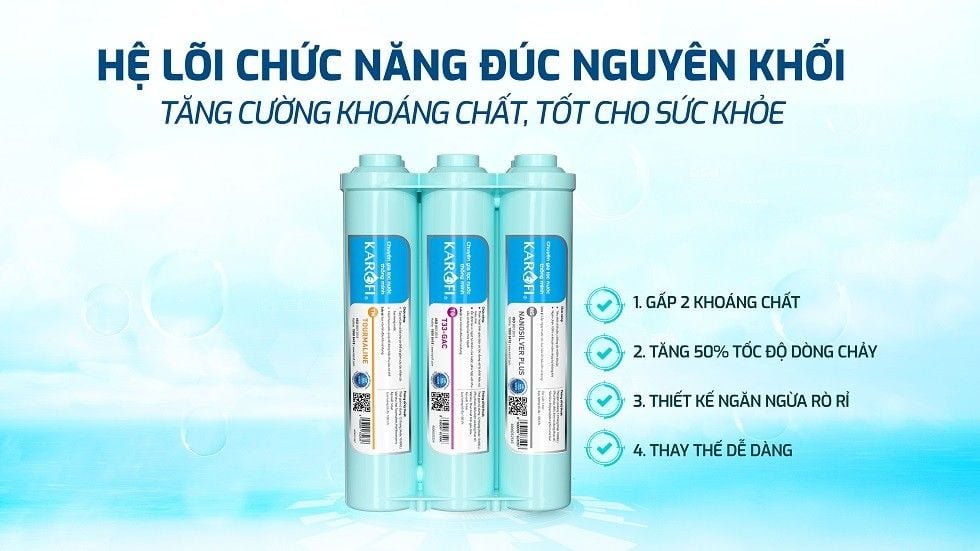 Hệ lõi lọc chức năng nguyên khối hiện đại, ngăn ngừa rò rỉ tối đa và dễ dàng thay thế