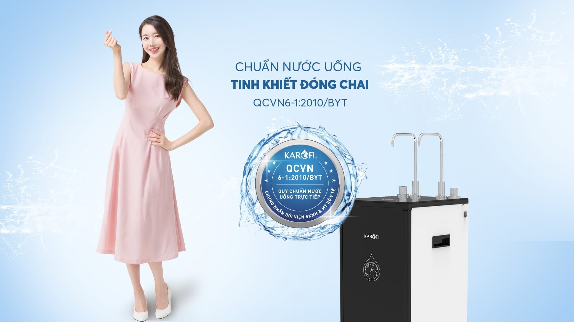 Chuẩn chất lượng nước uống tinh khiết đóng chai