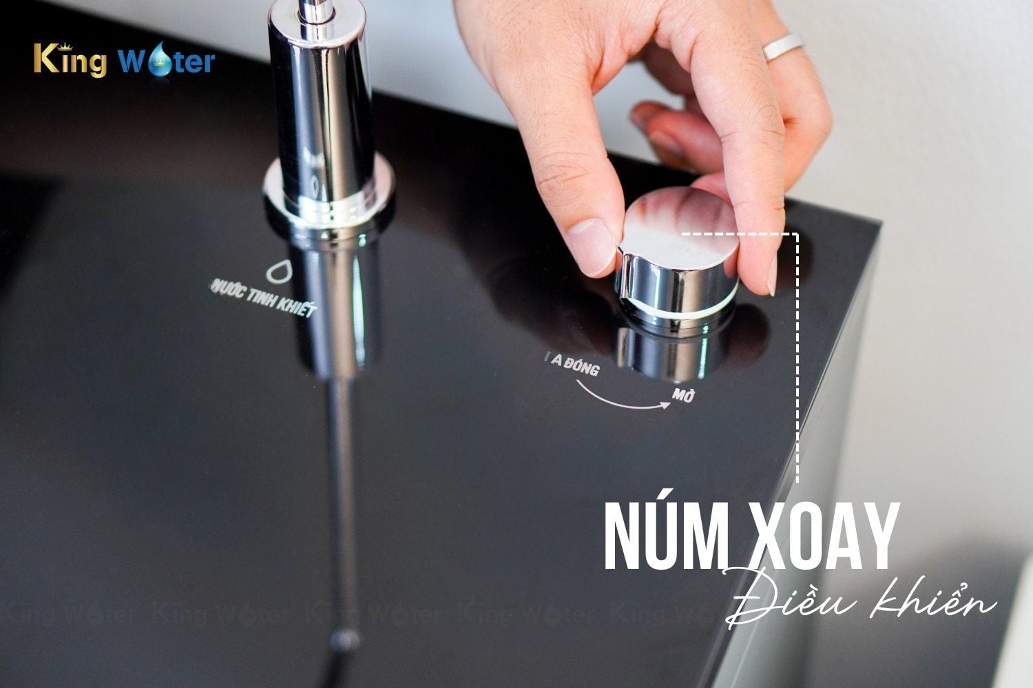 KAQ-D36S tích hợp núm xoay điều khiển sáng bóng, điều khiển dễ dàng