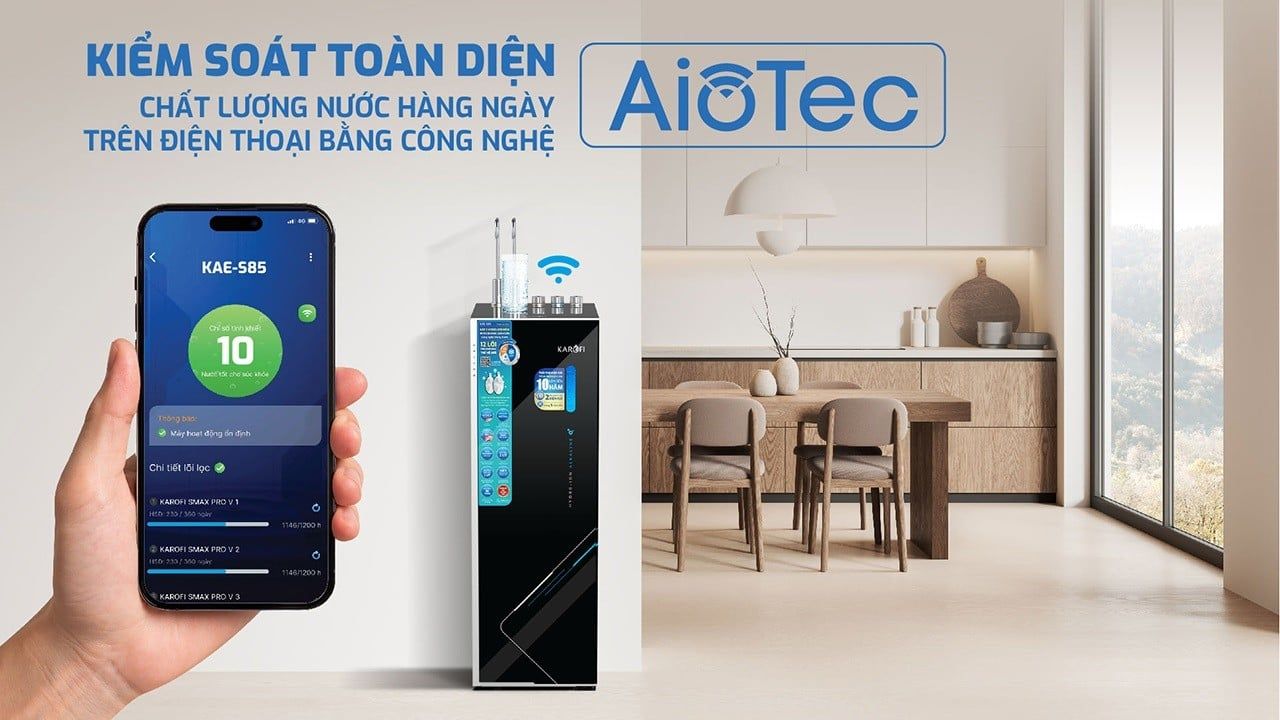 Giám sát tình trạng nước qua Công nghệ AIoTec