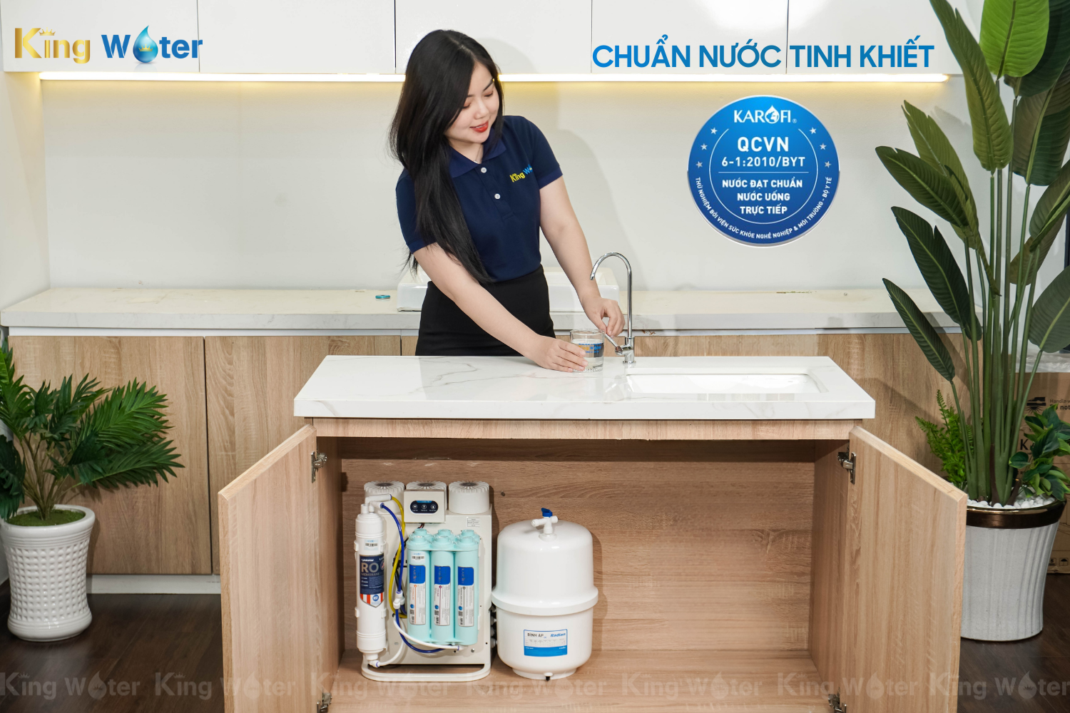 Máy lọc nước Karofi KAQ-U95 QCVN6-1:2010/BYT