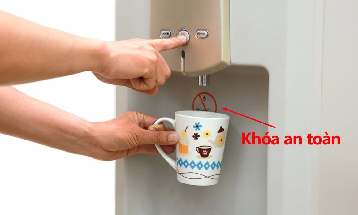 Khóa an toàn vòi nước nóng, bảo vệ trẻ nhỏ và người già