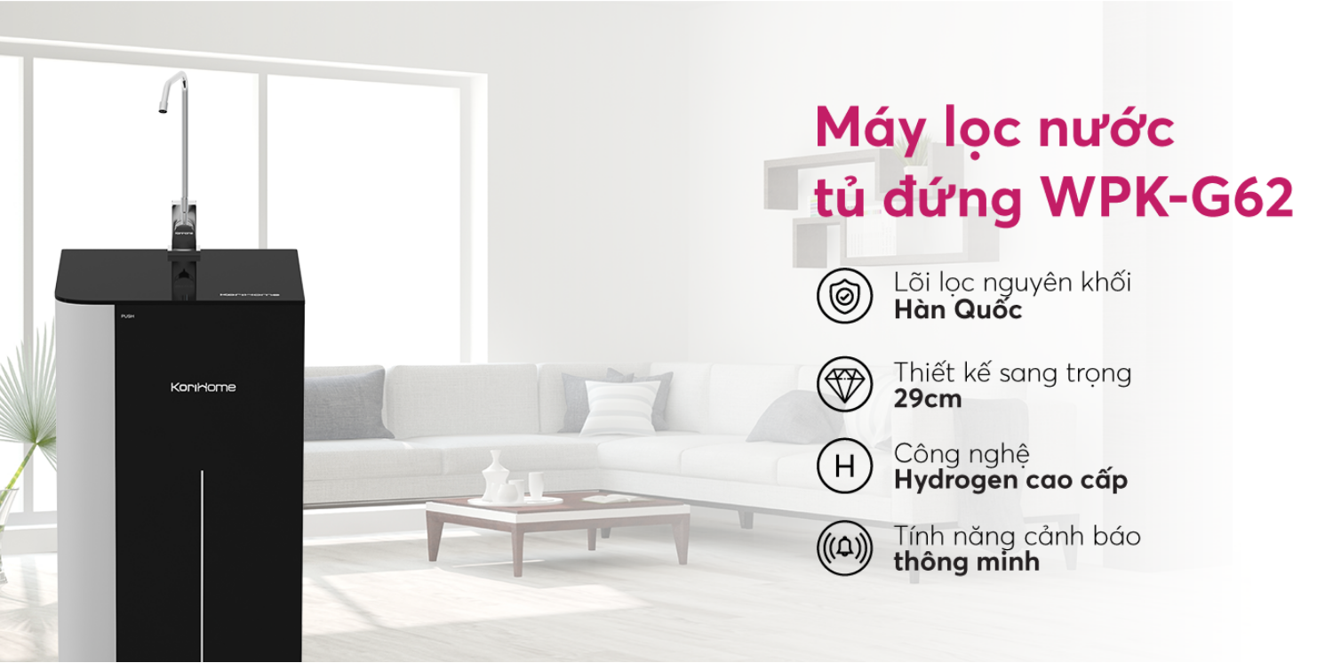 Máy lọc nước KoriHome WPK-G62