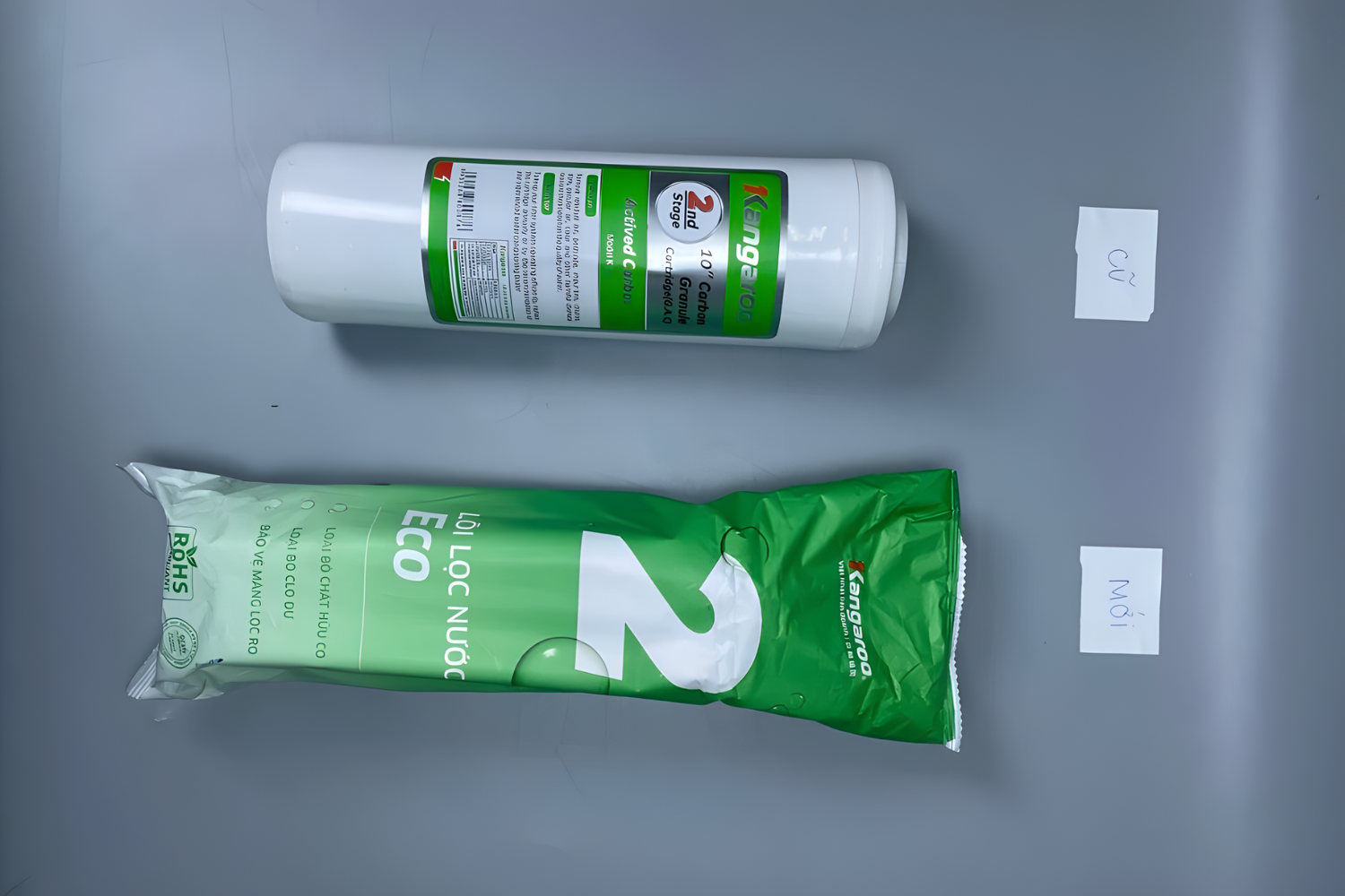 Lõi số 2 hoặc 3 thường xử lý hóa học bằng vật liệu than gáo dừa hoạt hóa nhiệt độ cao