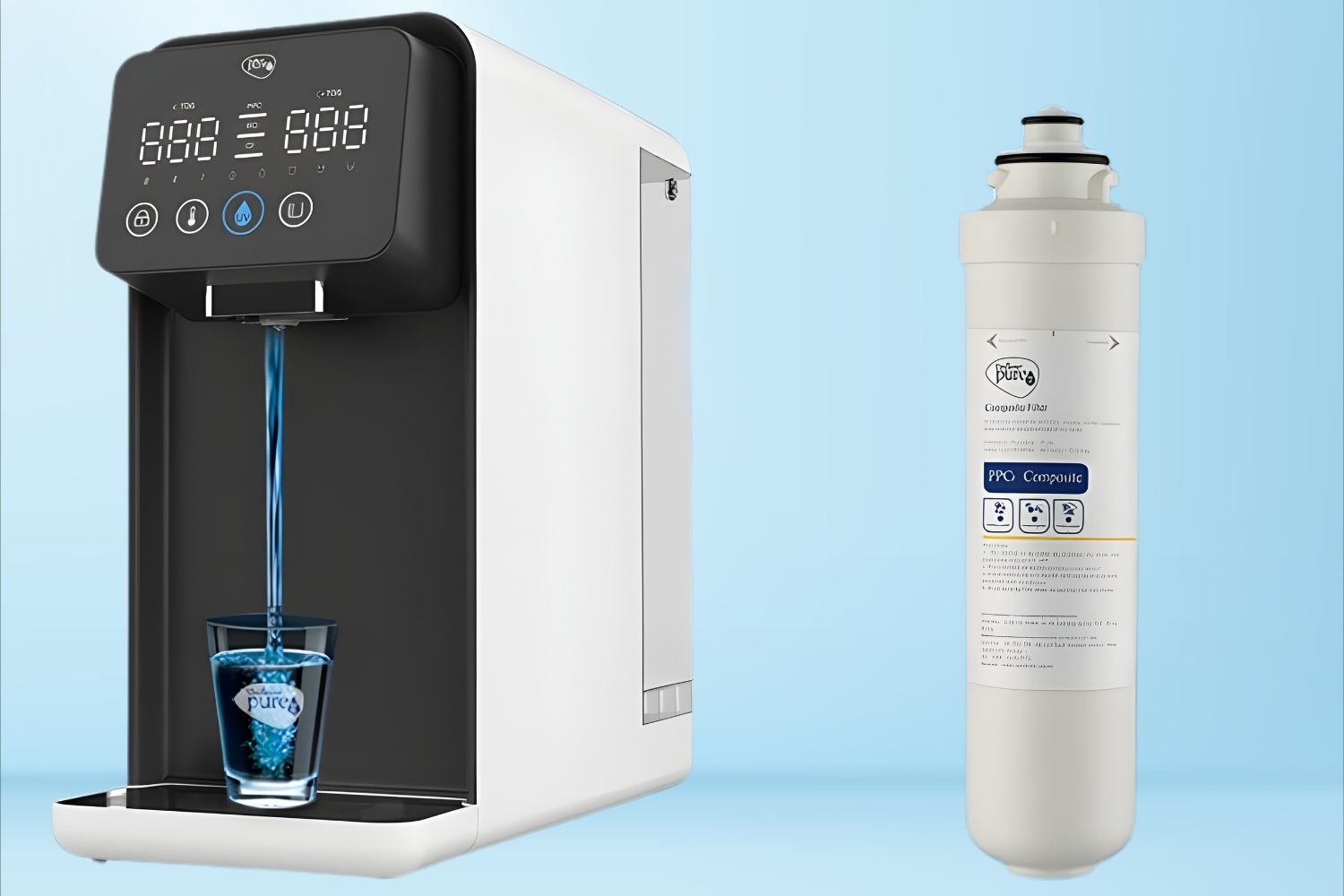 Lõi lọc PPCF đóng vai trò xử lý nước đầu vào