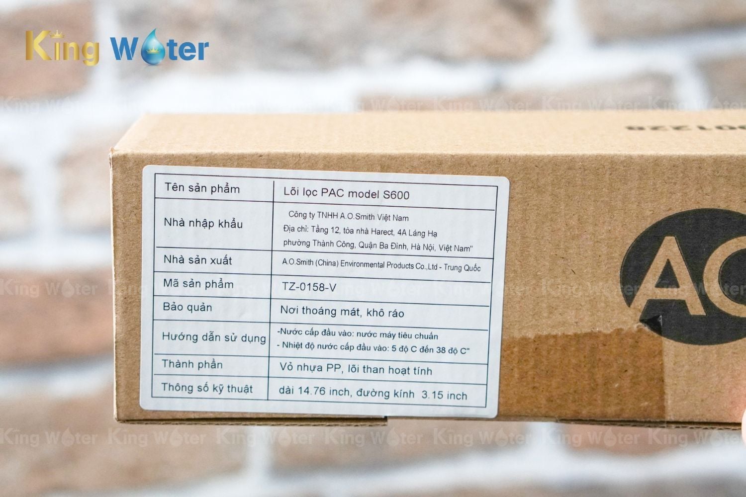 Thông số kỹ thuật của lõi PAC