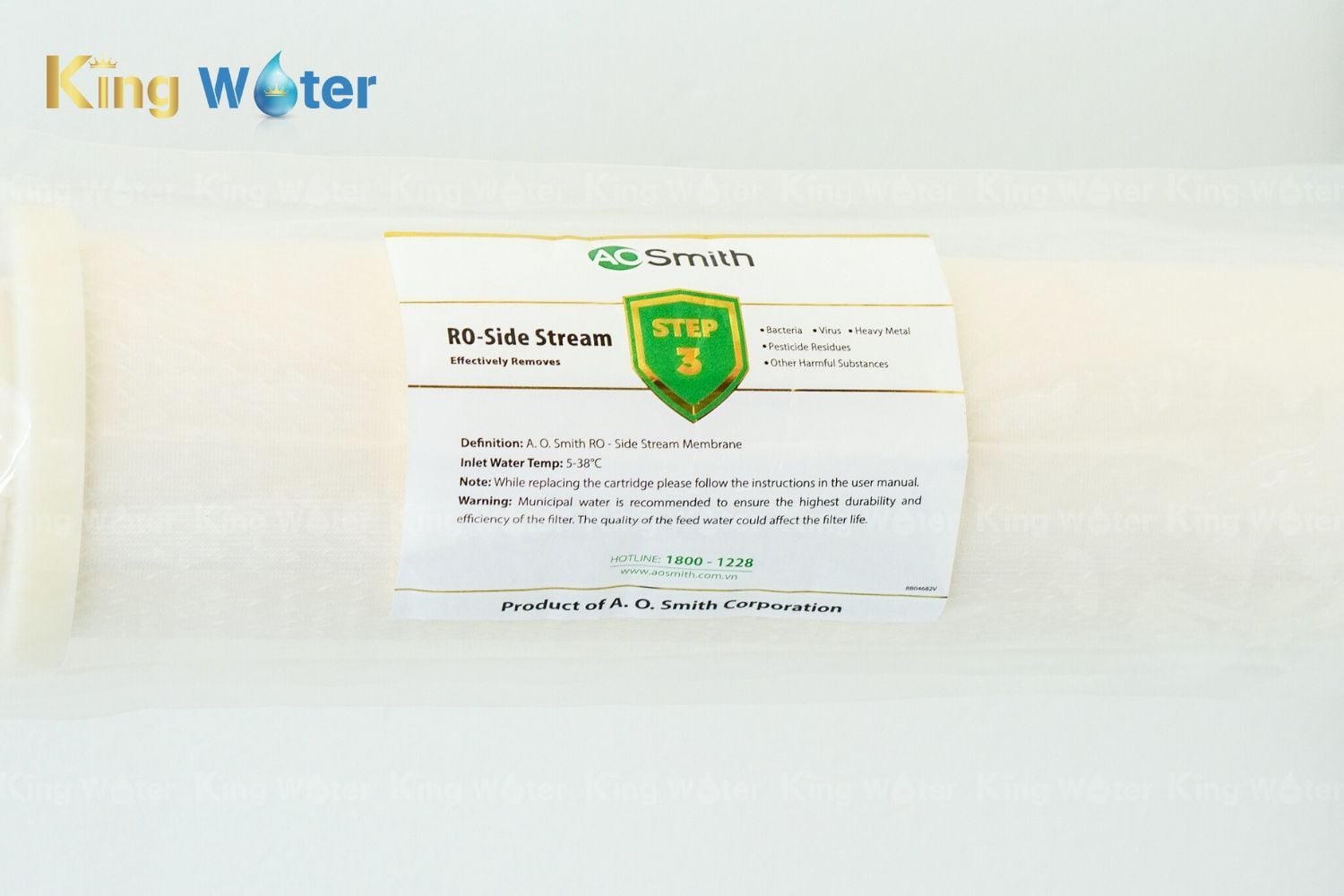 Lõi RO Side Stream (400GPD) | 46-0004-V nằm vị trí số 3
