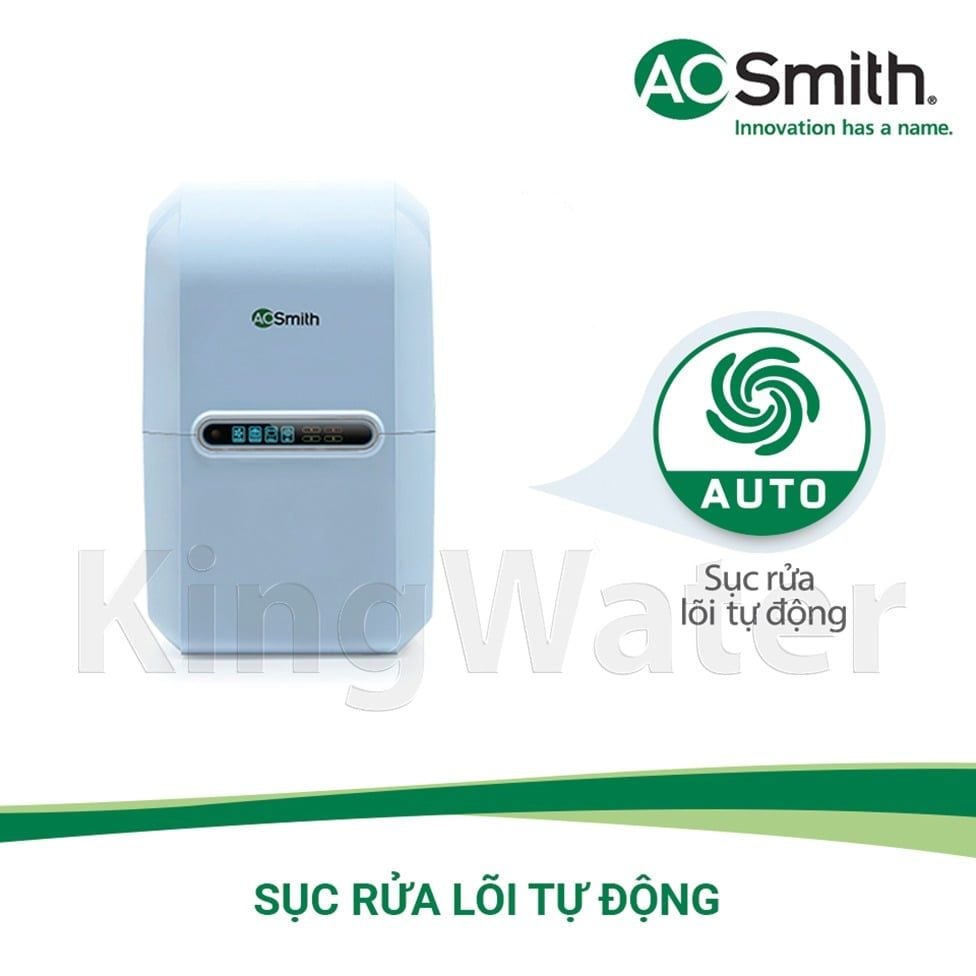 Máy Aosmith A2 có khả năng tự động sục rửa lõi lọc sau 72H