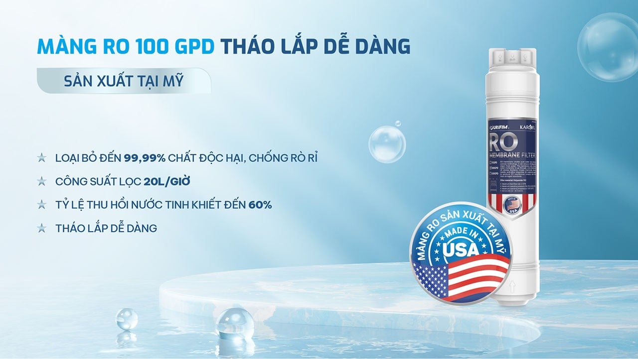 Công nghệ lọc RO chuẩn quốc tế – nước uống trực tiếp
