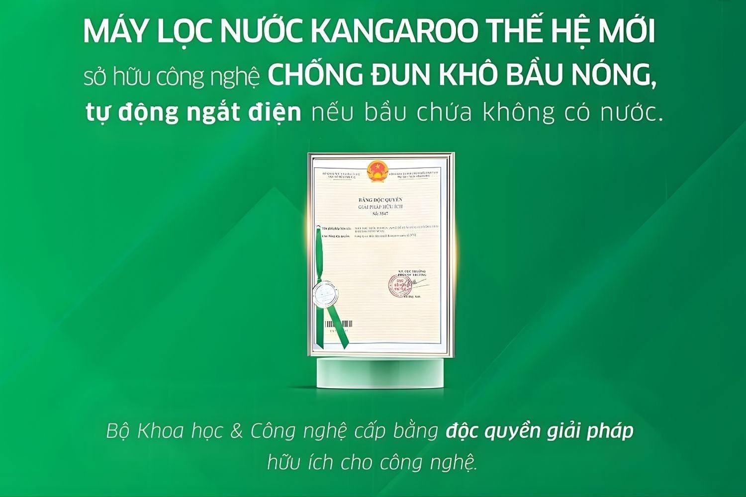 Công nghệ chống đun khô bầu nóng -&nbsp;An toàn tuyệt đối khi sử dụng