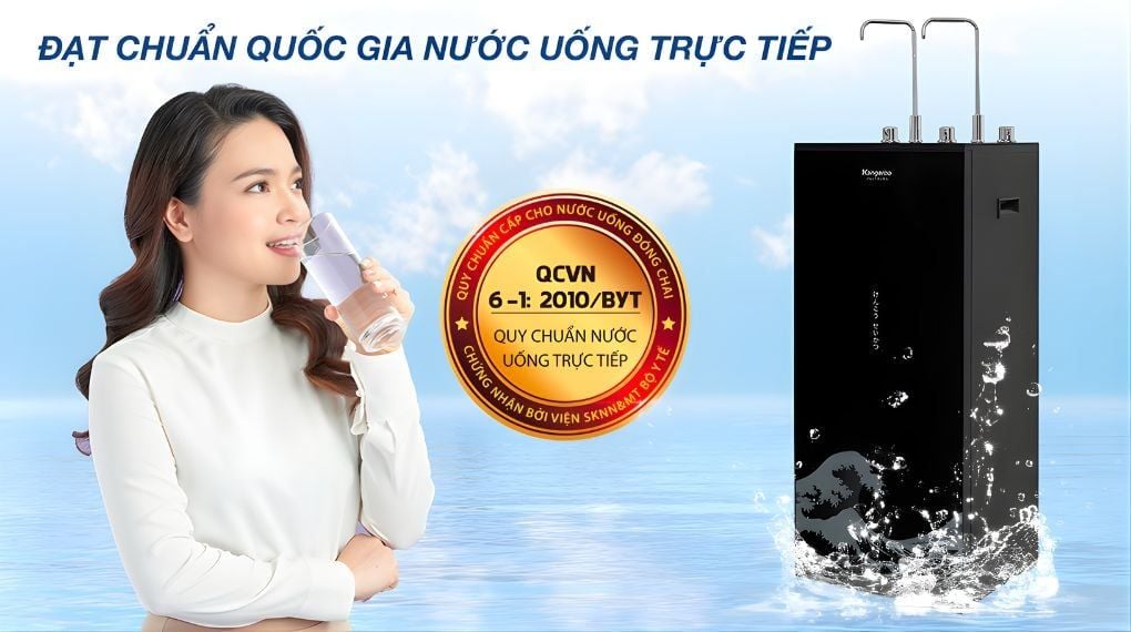 Nguồn nước đạt chuẩn QCVN 6-1:2010/BYT, an toàn tuyệt đối