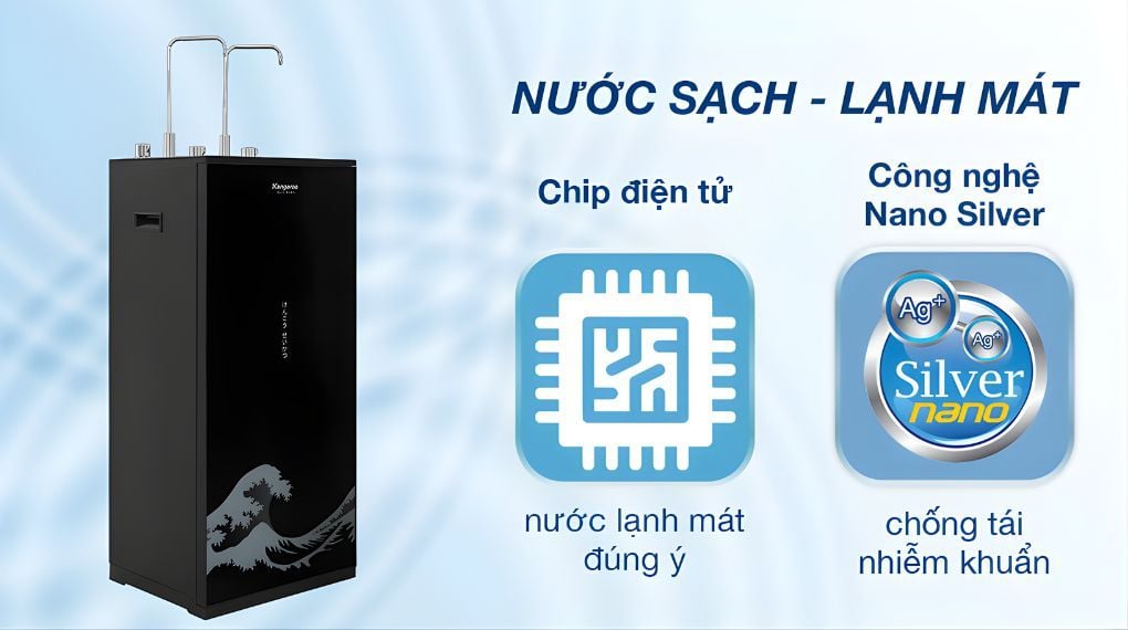 Vận hành với Chip siêu êm và công nghệ kháng khuẩn Nano Silver