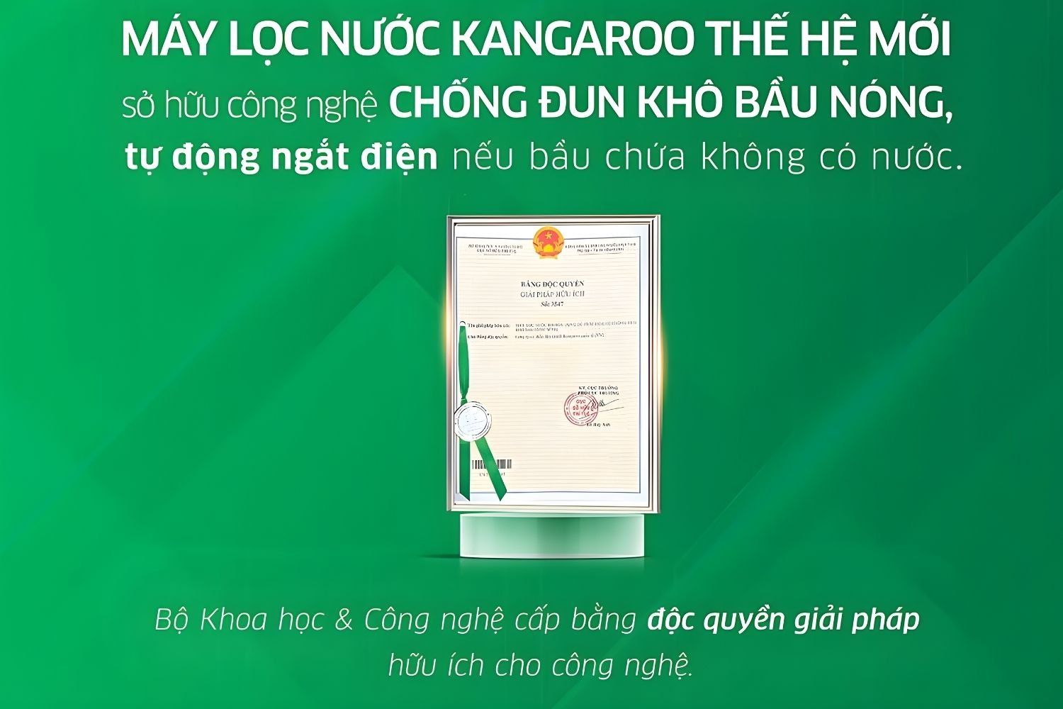Công nghệ chống đun khô bầu nóng tự động ngắt điện