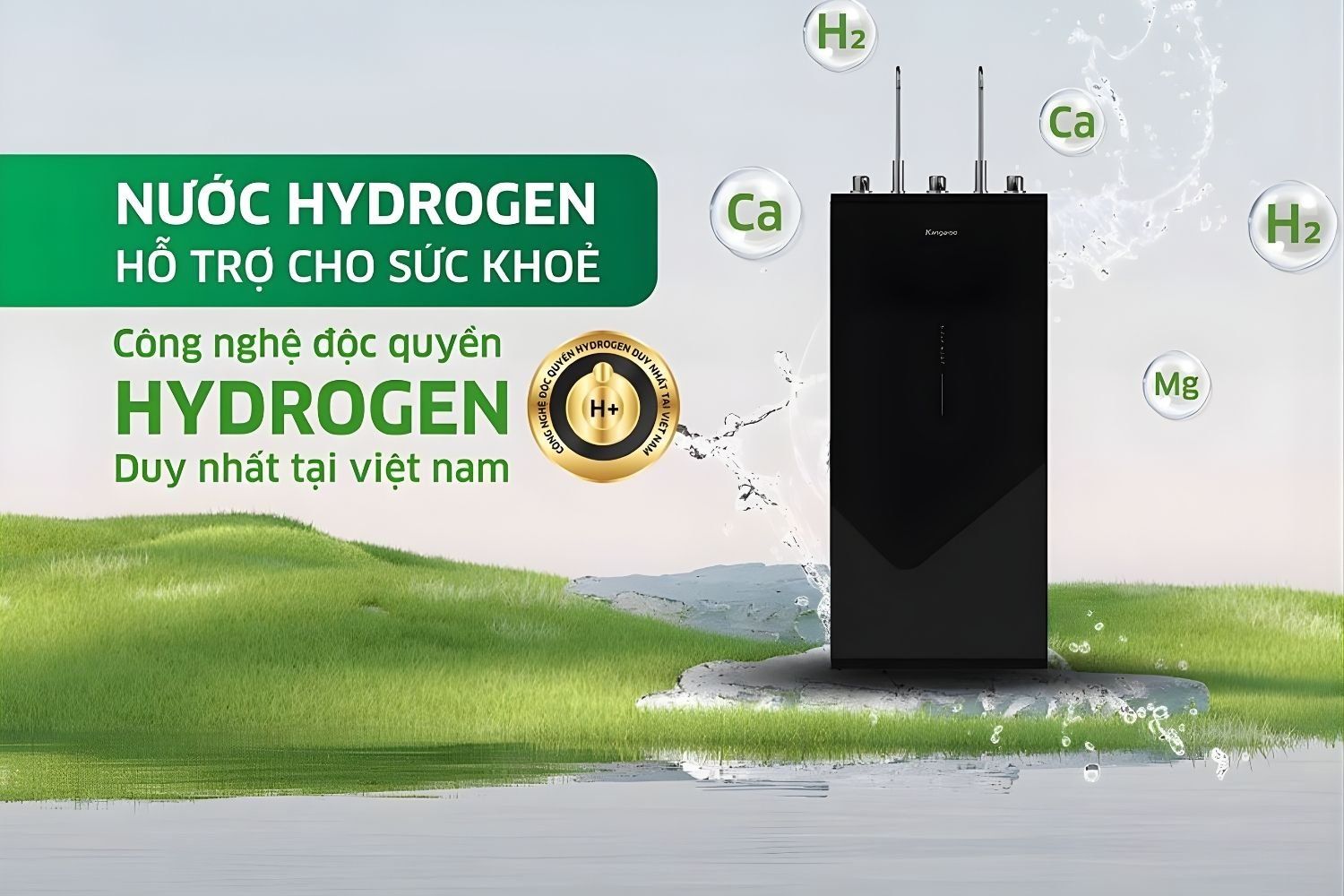 Máy lọc nước Kangaroo KGHC10V6 tạo nước giàu Hydrogen