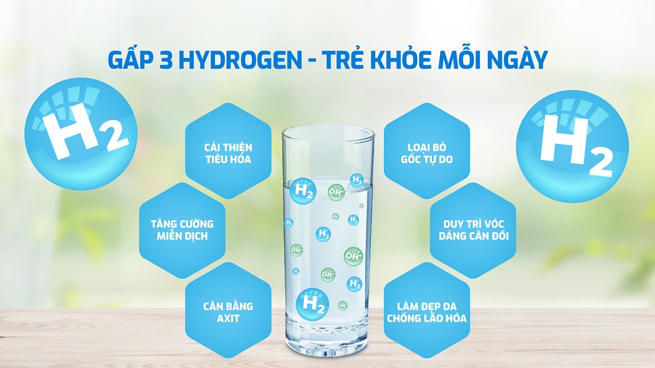 Máy loc nước nóng lạnh&nbsp;KAE-S695 tạo gấp 3&nbsp;Hydro-ion
