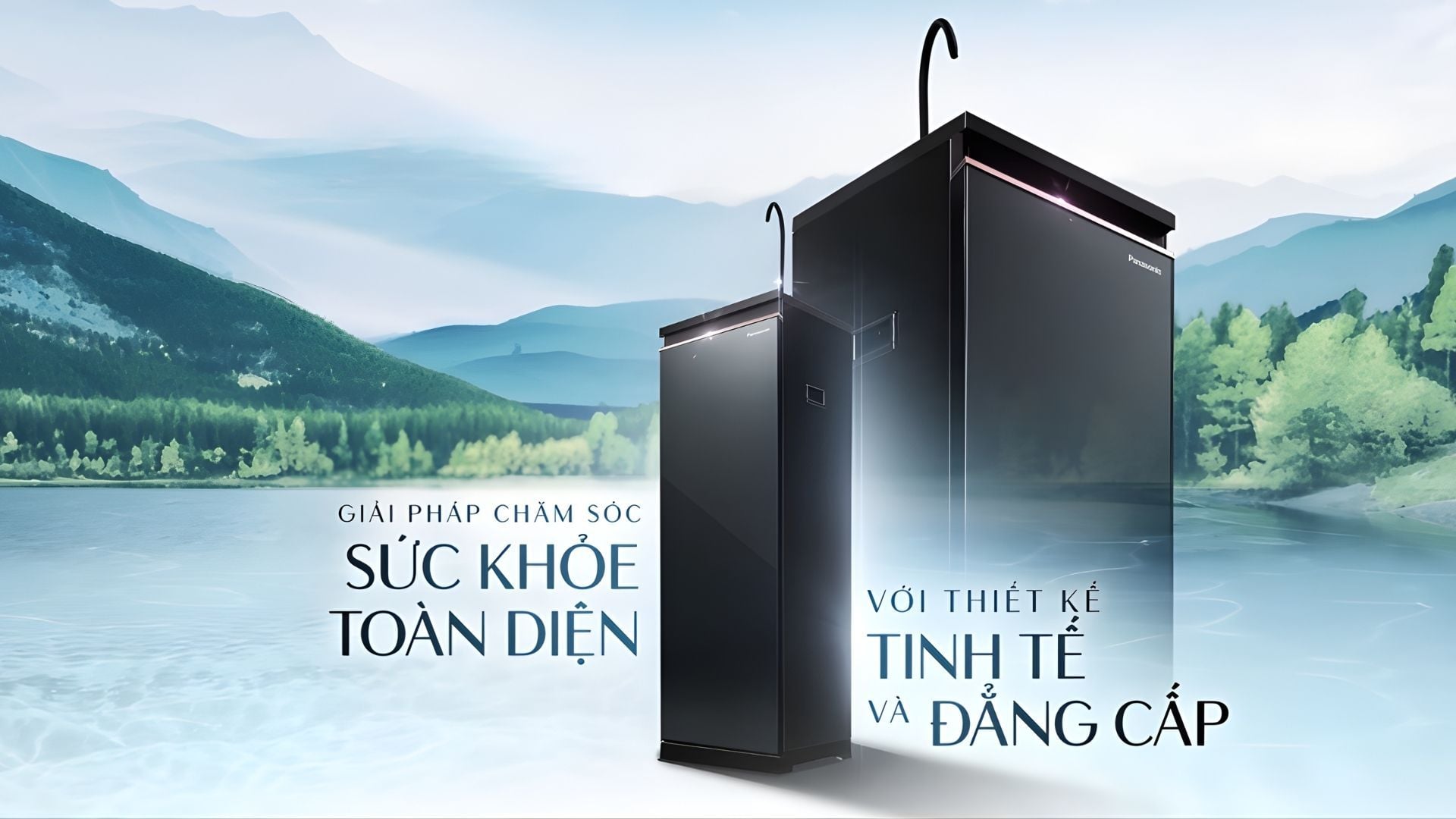 Máy lọc nước Panasonic mang đến nguồn nước tinh khiết, an toàn sức khoẻ