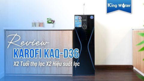 Video - [Review] Máy Lọc Nước Karofi KAQ-D36 | Máy RO Giá Rẻ, 10 Lõi Lọc, Thiết Kế Tủ Kính Tràn Viền