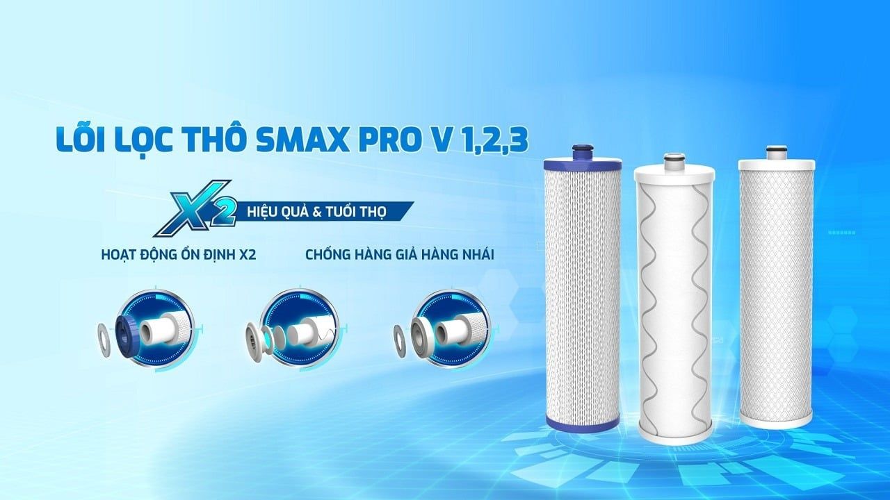 Hệ thống lọc thô thế hệ mới Smax Pro V