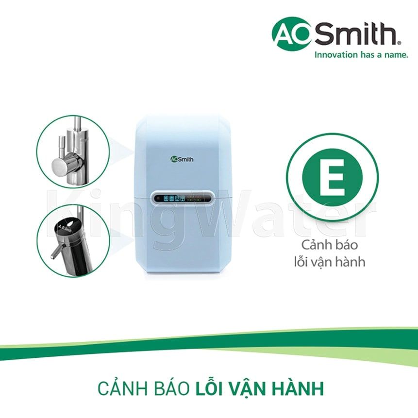 Aosmith có thể cảnh báo lỗi vận hành
