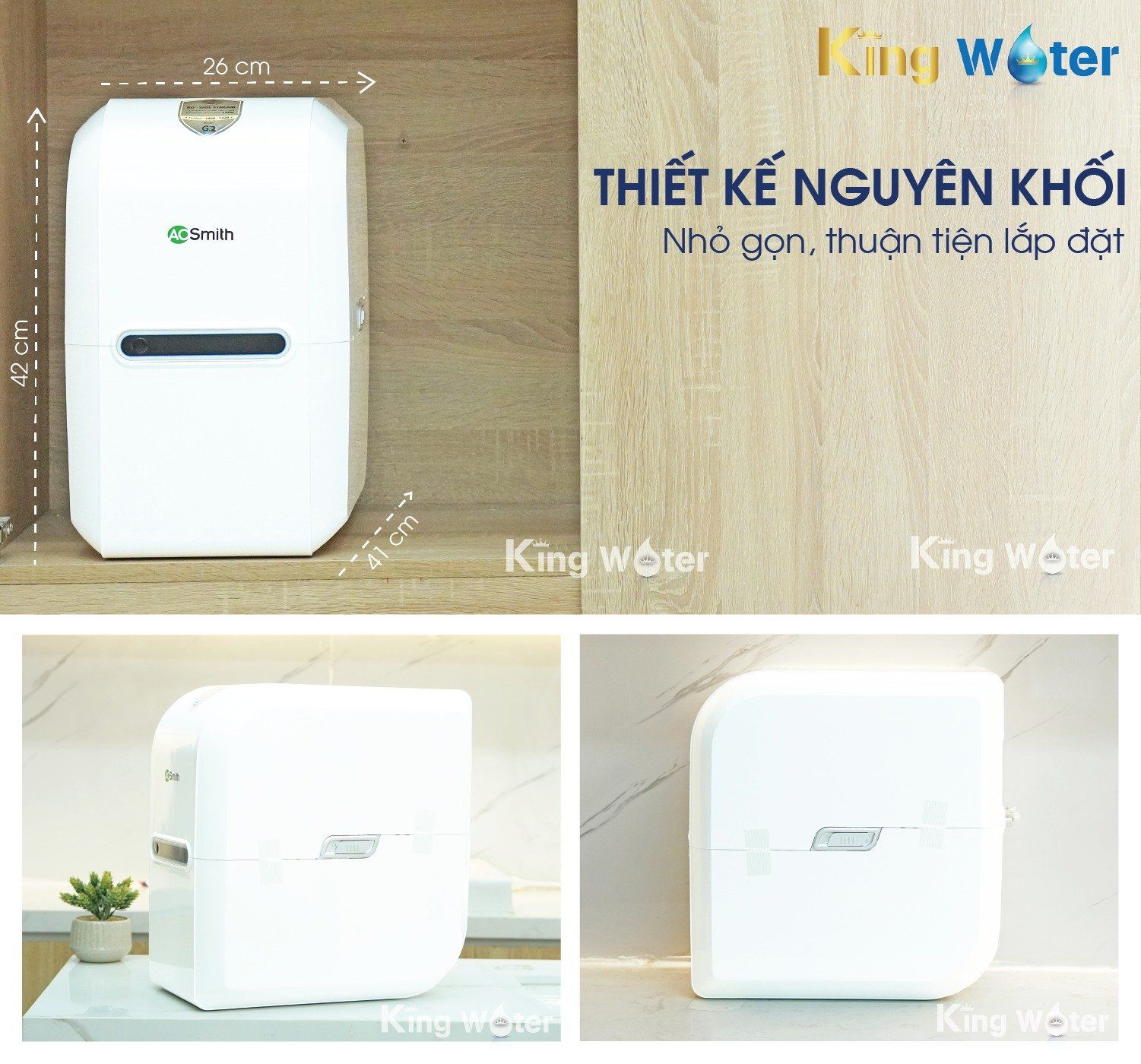 Ao Smith G2 nổi bật hơn những dòng sản phẩm khác vì thiết kế sang trọng